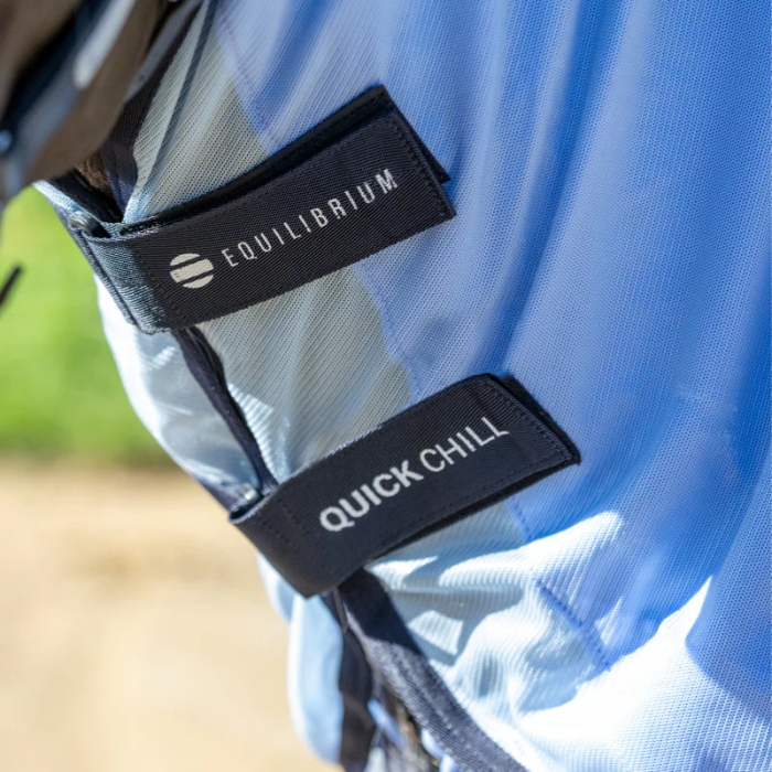 Equilibrium Quick Chill Cool Rug With Detachable Neck in Light Blue