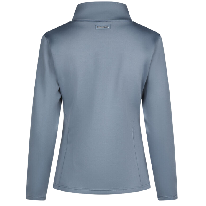 Eskadron Classic Sports Zip-Shirt in Steel Blue