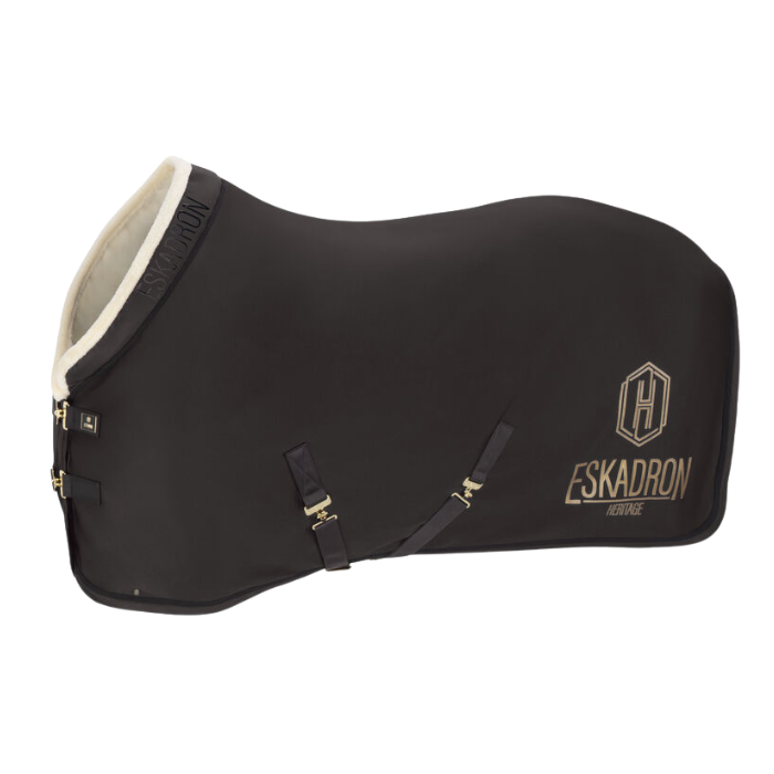 Eskadron Heritage Aerial Jersey Sweat Rug in Black Truffle