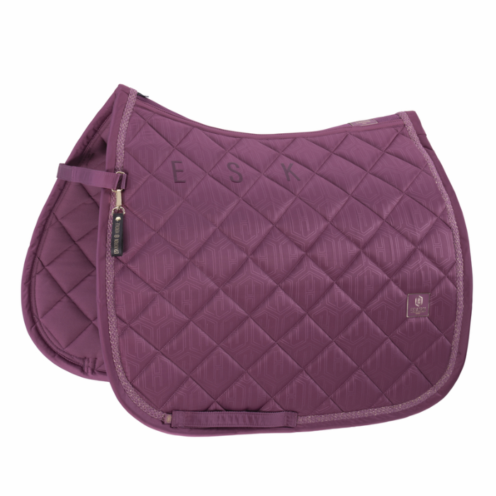 Eskadron Heritage Glossy Saddle Pad in Wildberry