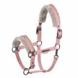 Eskadron Platinum 25 Double Pin Faux Fur Headcollar in Soft Rouge