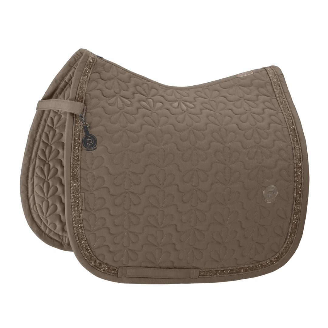 Eskadron Platinum 25 Sparkle Jewel Saddle Cloth in Smoky Taupe