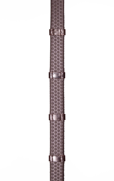 Henry James Saddlery Bio Grip Hybrid Rubber Reins with Stoppers