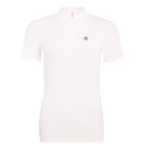 Holland Cooper Burghley Short Sleeve Base Layer in White