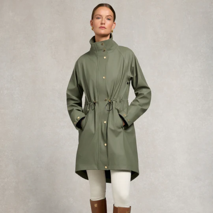 Holland Cooper Chartwell Rain Parka in Sage