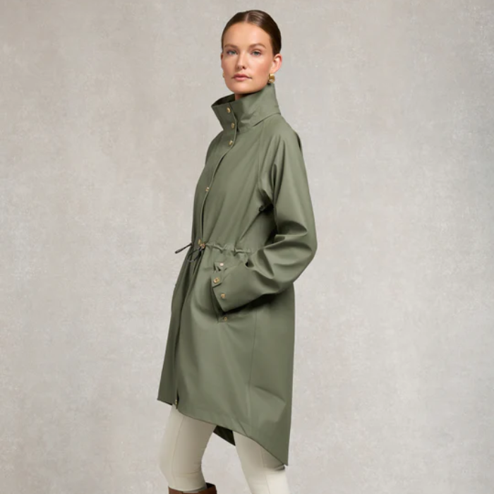 Holland Cooper Chartwell Rain Parka in Sage