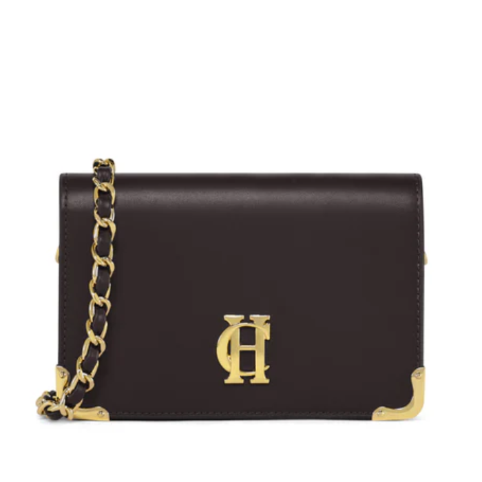Holland Cooper Kensington Crossbody Bag In Chocolate Leather