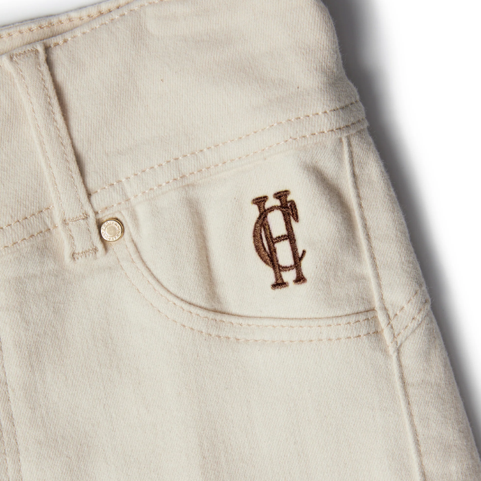 HC embroidery detail on the Holland Cooper Ladies Jodhpur Jeans