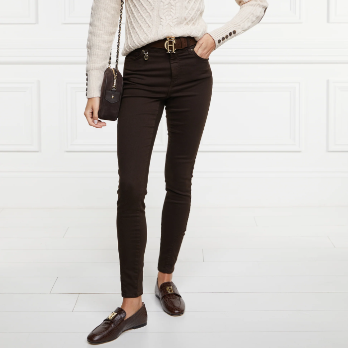 Holland Cooper Ladies Jodhpur Jeans in Chocolate