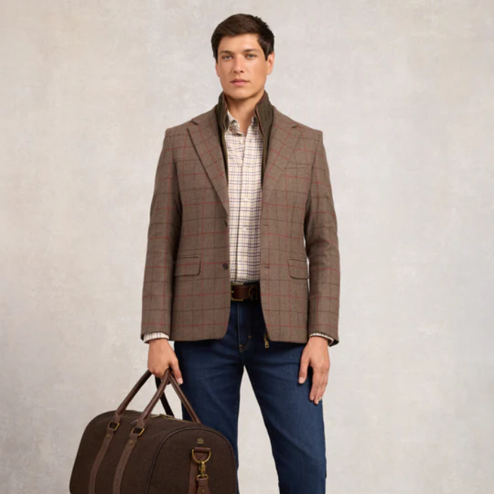 Holland Cooper Men's Classic Woven Button Down Shirt