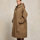 Holland Cooper One-Size Lightweight Waterproof Coat in Mink
