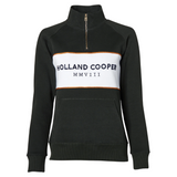 Holland Cooper Sporting Heritage Zip Henley in Racing Green | Eland Lodge