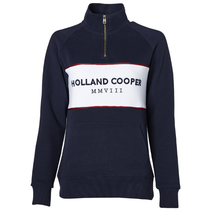 Holland Cooper Sporting Heritage Zip Henley