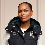 Holland Cooper Team Hooded Gilet in Ink Navy