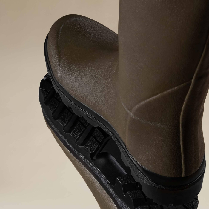 Le Chameau Ladies Vierzon Jersey Lined Wellingtons in Vert Chameau