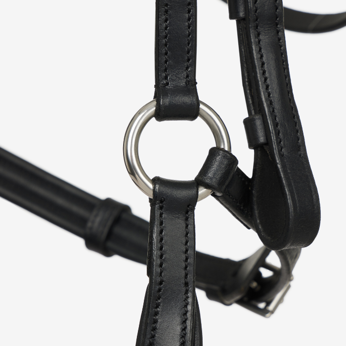 Le Mieux Arika Drop Bridle in Black/Silver