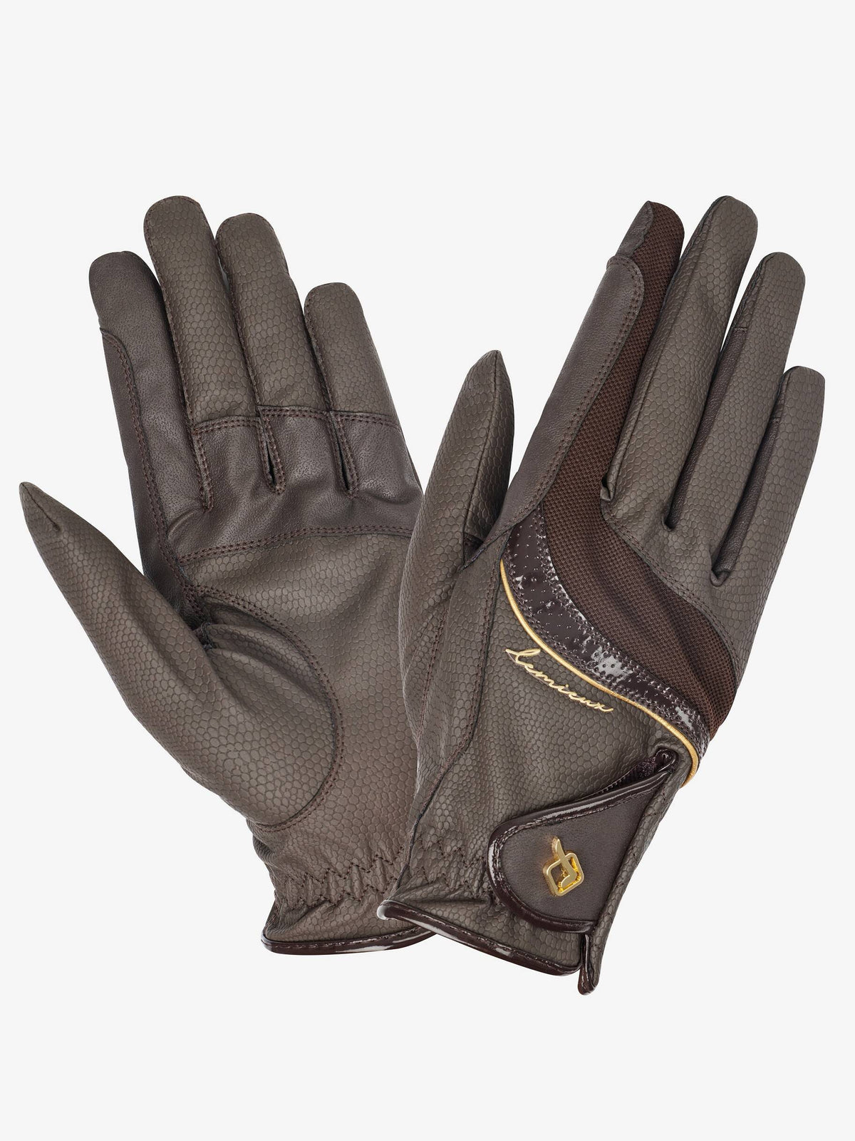 LeMieux Competition Gloves in Brown