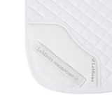 LeMieux Cotton Close Contact Half Square Saddle Pad in White