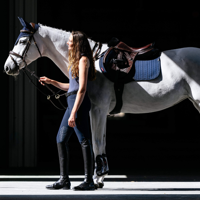 LeMieux Essence Eurojump Square in Navy | Navy