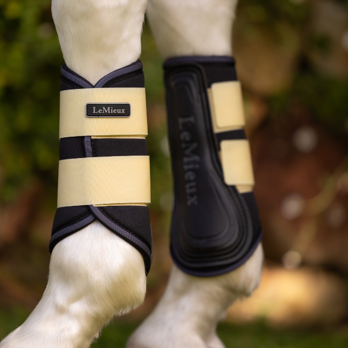 LeMieux Grafter Brushing Boots in Mimosa