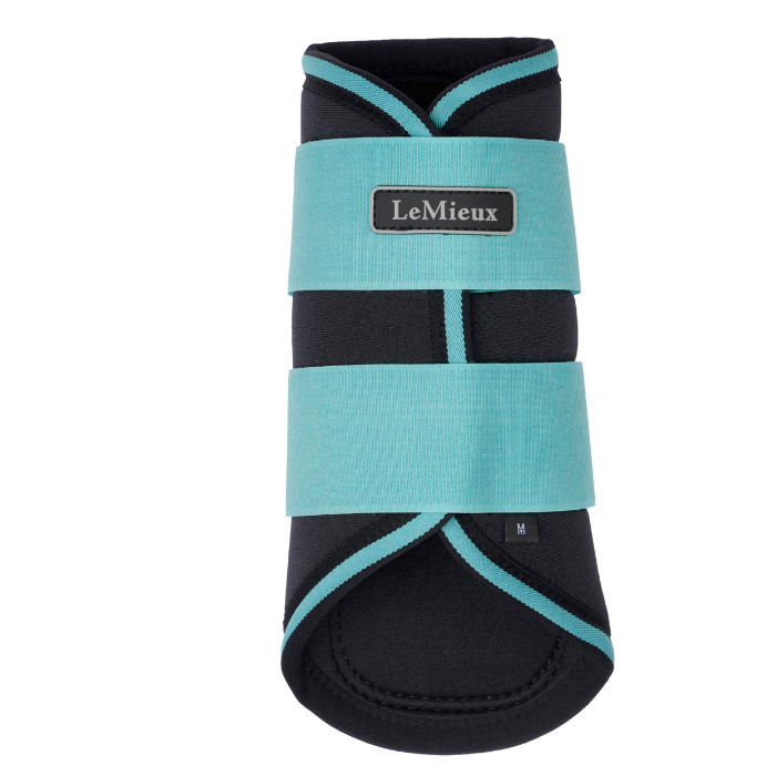 LeMieux Grafter Brushing Boots in Lagoon