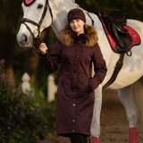 LeMieux Ladies Anya Waterproof Riding Coat in Damson