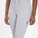 LeMieux Ladies Imogen Knee Grip Breeches in Light Grey