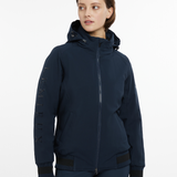 Woman Wears LeMieux Ladies Team Jacket in Navy