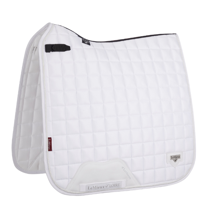 LeMieux Loire Classic Dressage Saddle Pad in White