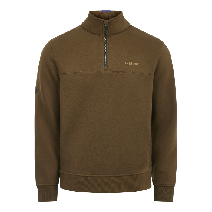 LeMieux Mens Quarter Neck Sweat in Alpine - Autumn 2025