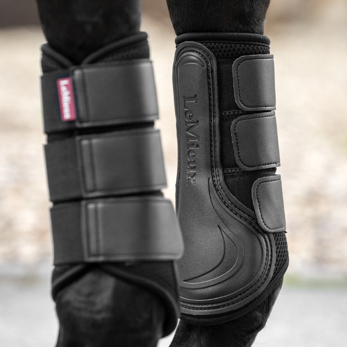 LeMieux Mesh Brushing Boot in Black