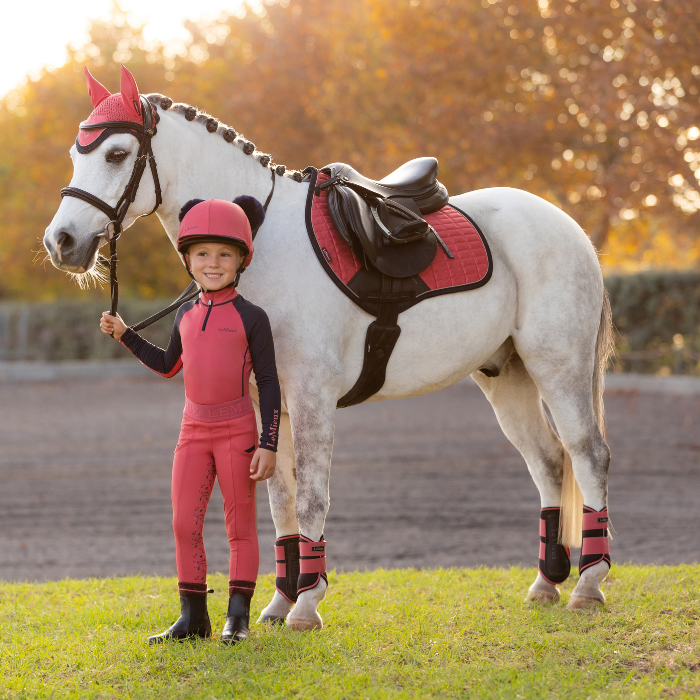 LeMieux Mini Suede Close Contact Saddle Pad - Autumn 2025