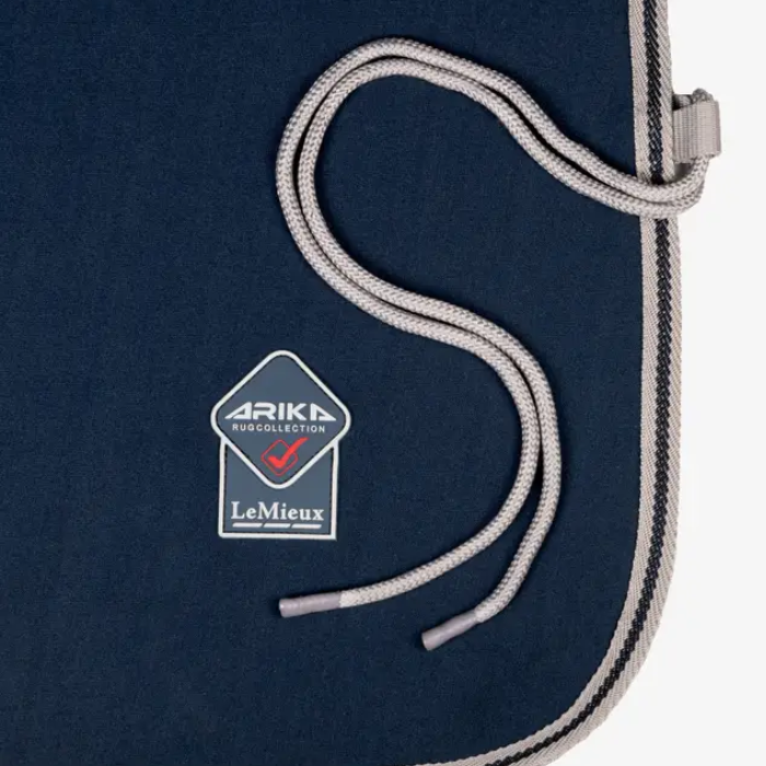 Fillet String on the Lemieux Arika Jersey Tek Rug in Navy | Eland Lodge
