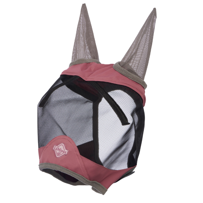 Lemieux Visor-Tek Half Fly Mask in Peony | Eland Lodge