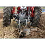 'Massey Ploughing' Greetings Card By Charles Sainsbury-Plaice