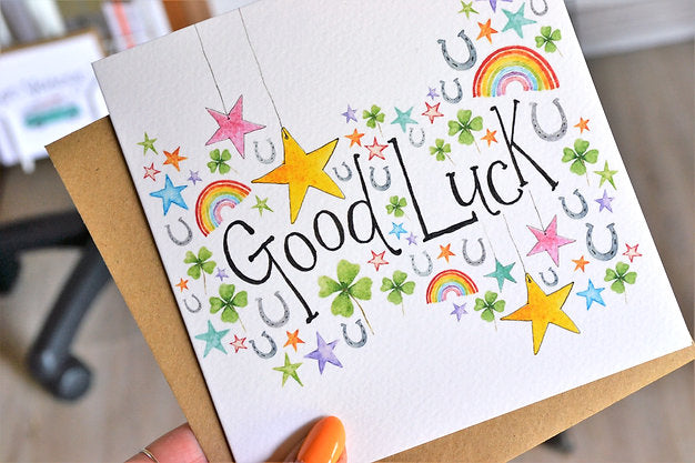 Molly Doodle Dandy Good Luck Card