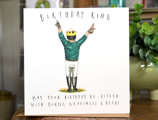 Molly Doodle Dandy Birthday King Card