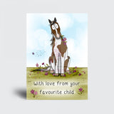 Emily Cole "With Love from Your Favourite Child" Greeting Card