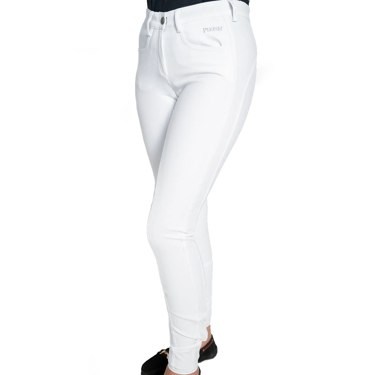 Pikeur Ladies Ophira Grip Seat Breaches in White
