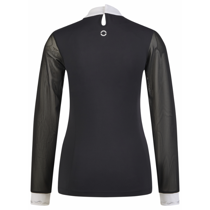 Reverse of the Pikeur Selection Competition Blouse in Black