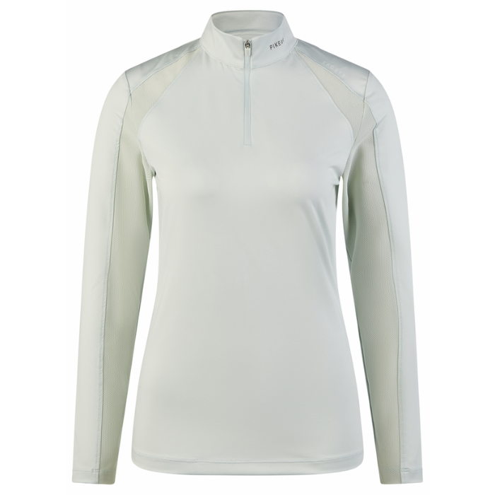Pikeur Sports Mesh Long Sleeve Base Layer in Ice Blue