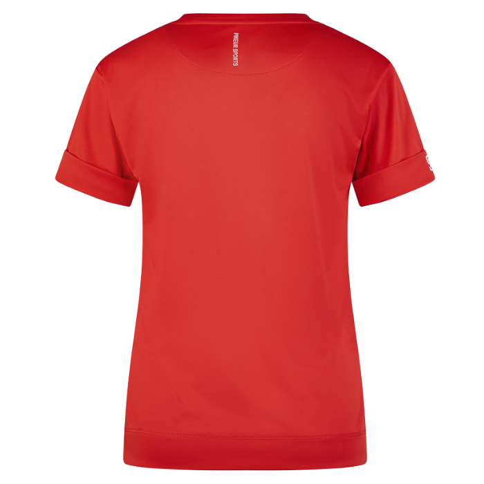 Reverse of the Pikeur Sports T-shirt in Red Flame
