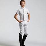 Premier Equine Mini Antonio Boy's Short Sleeve Show Shirt in White | Eland Lodge