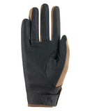 Black Palm of the Roeckl Messara Gloves in Malt Brown