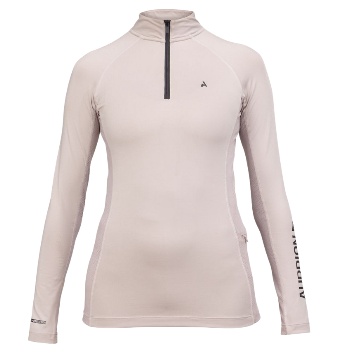 Shires Aubrion React Long Sleeve Base Layer in Sand