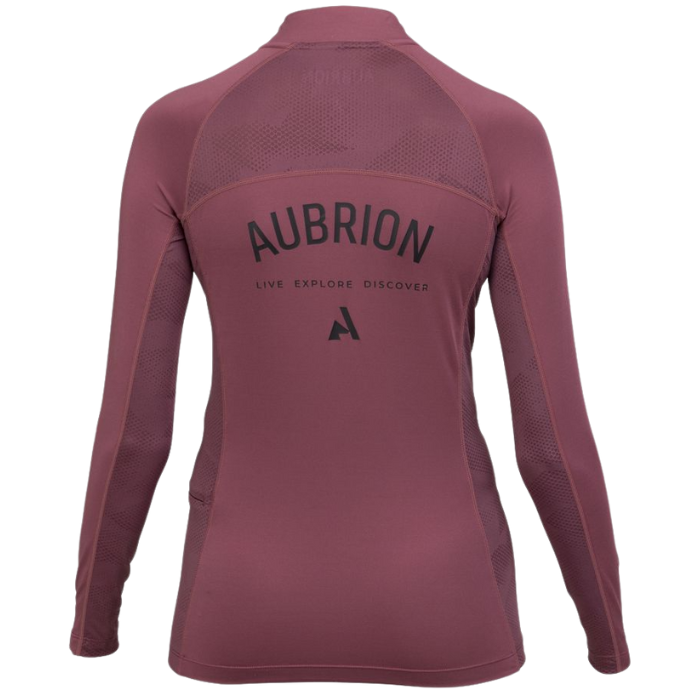 Shires Aubrion React Long Sleeve Base Layer in Mauve