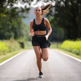 Running in the Shires Aubrion React Sculpt Sports Bra in Shadow