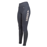 Shires Aubrion Young Rider Rhythm Riding Tights in Shadow