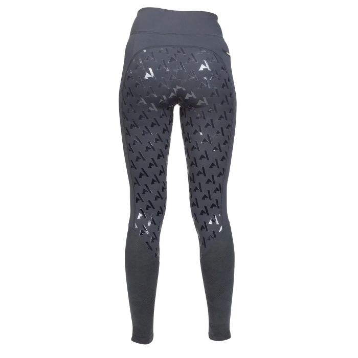 Shires Aubrion Young Rider Rhythm Riding Tights in Shadow
