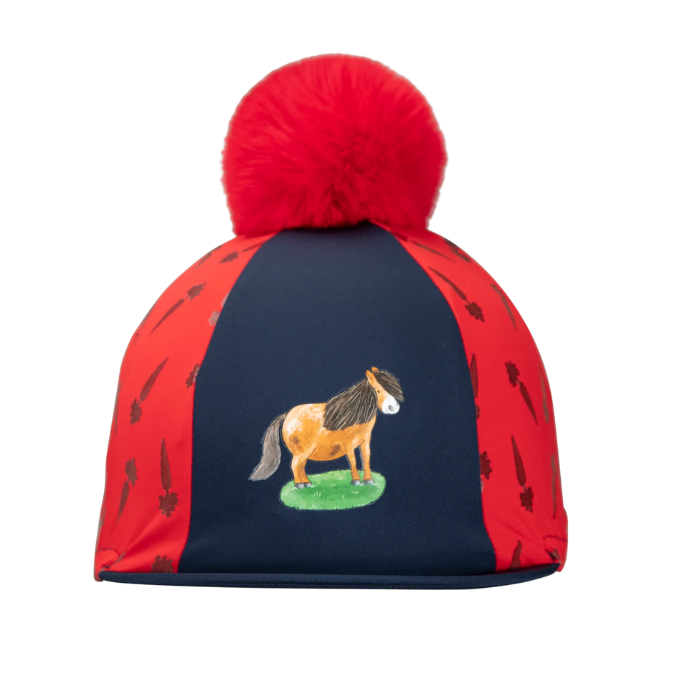 Cute pony design on the Shires Winnie & Me Hat Silk